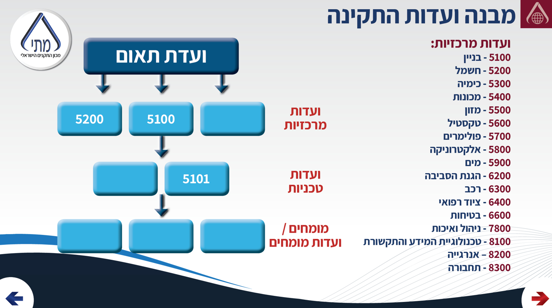 מבנה ועדות התקינה